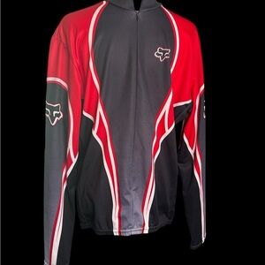 Fox Red and Black Performance bike shirt for Active Adventures